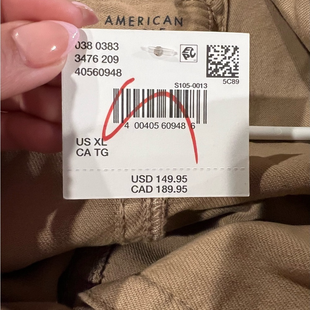 AE Dreamy Drape Tan Trench Coat Size XL - Picture 10 of 10
